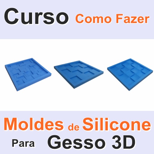 como fazer forma de silicone para gesso 3d